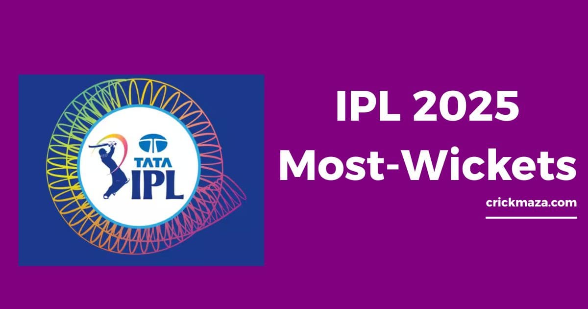 IPL 2025 Most Wickets